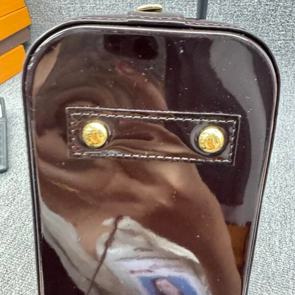 LOUIS VUITTON Alma BB Amarante Monogram Vernis Handbag 799-082125 - Picture 7 of 16